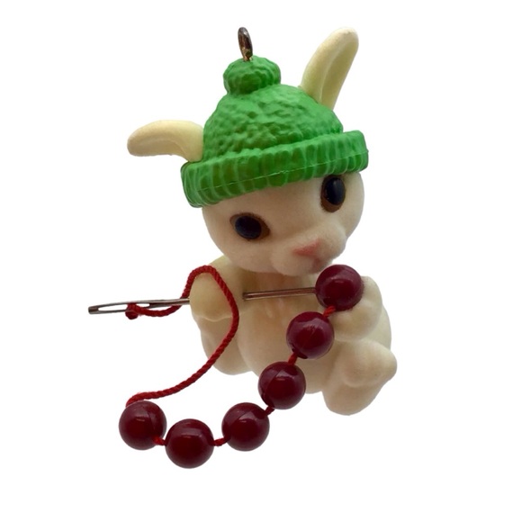 Hallmark Other - Hallmark 1989 “Cranberry Bunny” Christmas Ornament